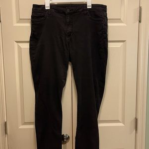 KUT From The Kloth Black Skinny Jeans, size 16